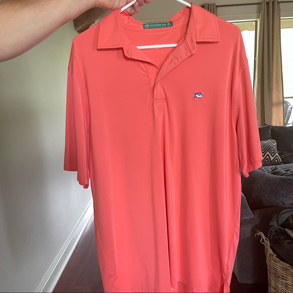 Mens Southern Tide Performance Polo